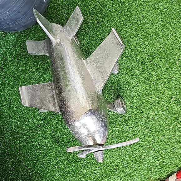 Vintage Old Solid Cast Aluminum Art Deco Style Model - Picture 2 of 14